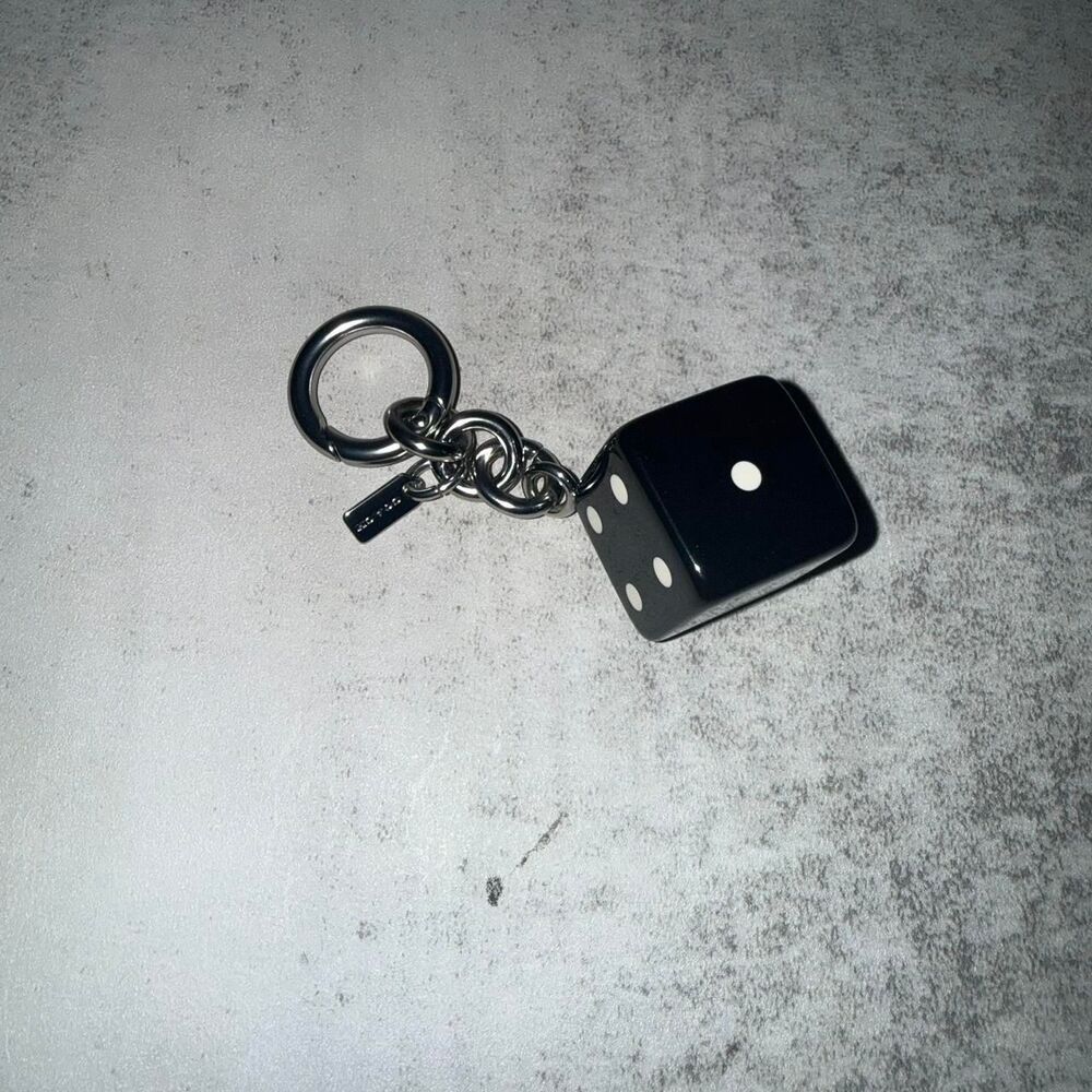 Coach dice charm